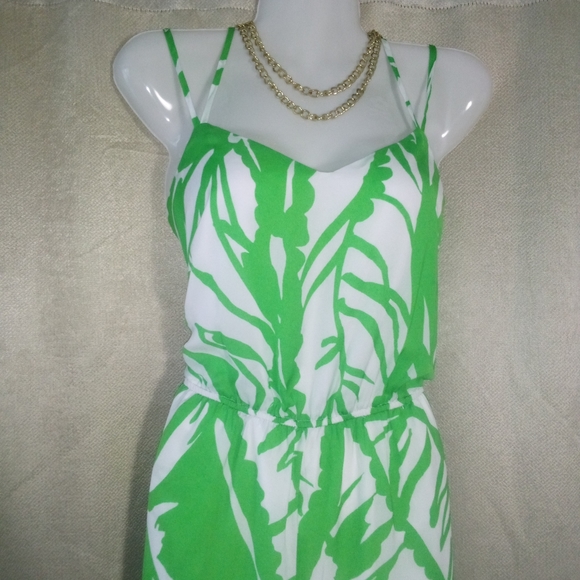 Lilly Pullitzer For Target Boom Boom Palm Leaf Print Jumpsuit Size XS - Picture 2 of 10